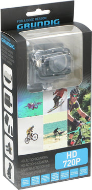 Grundig Action Cam - Waterdicht - Kijkhoek 140° - Microfoon - 720p