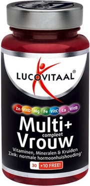 3x Lucovitaal Multi + Compleet Vrouw 40 tabletten