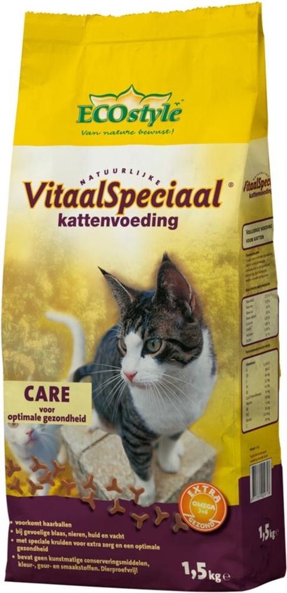 Ecostyle Vitaalspeciaal Care - Kattenvoer - 1.5 kg
