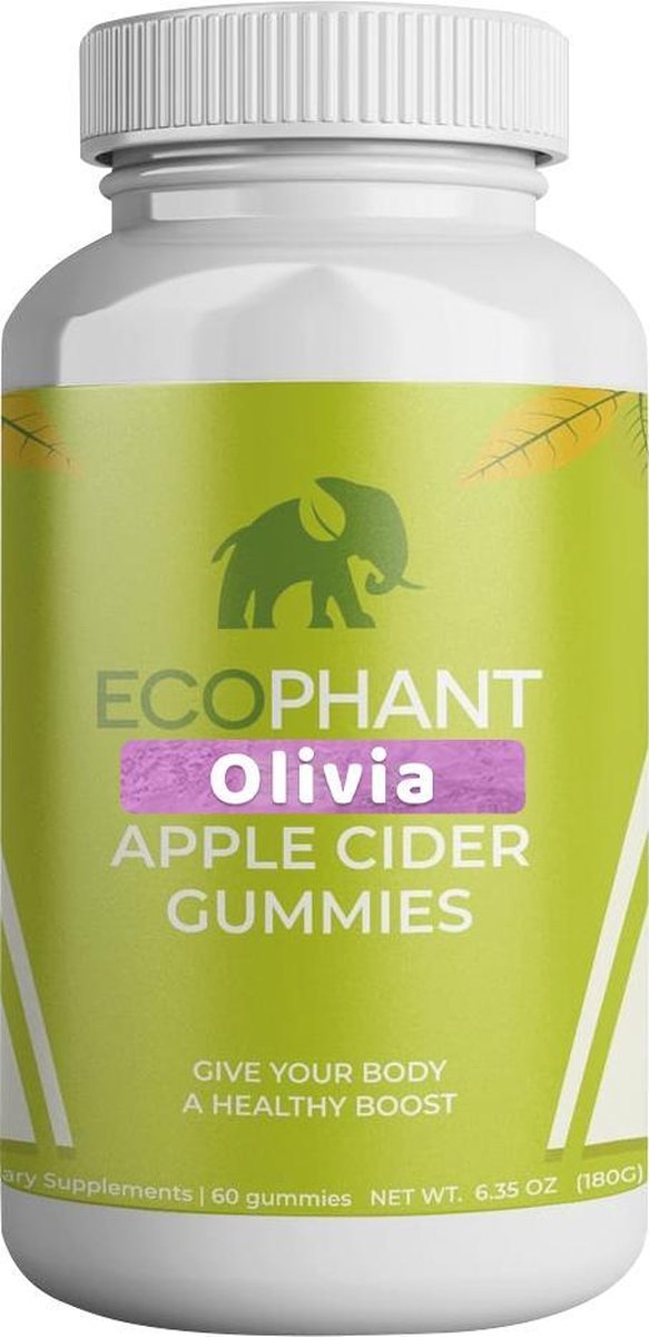 Ecophant Apple Cider Vinegar azijn Gummies - 60 gummies - vegan