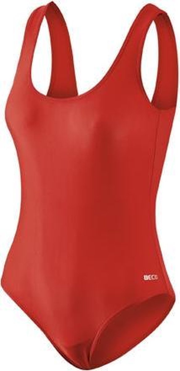 Beco Zwempak U-rug Dames Polyamide Rood Maat 38