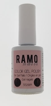 Ramo gelpolish 552689-gel nagellak-gelpolish-gellak-uv&led-15ml-soak off-glitter-zwart-semi transparant