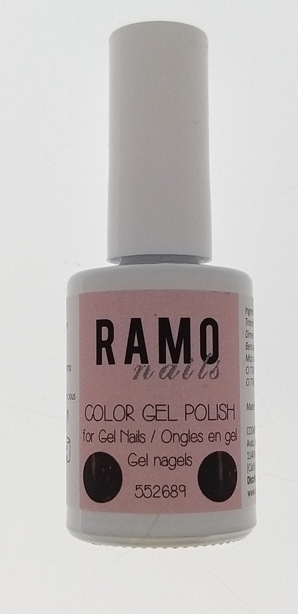 Ramo gelpolish 552689-gel nagellak-gelpolish-gellak-uv&led-15ml-soak off-glitter-zwart-semi transparant