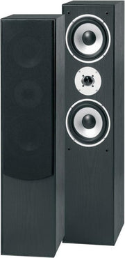 Luidsprekers - Fenton SHFT60B - Set van twee HiFi zuil luidsprekers voor stereo en home cinema - Zwart