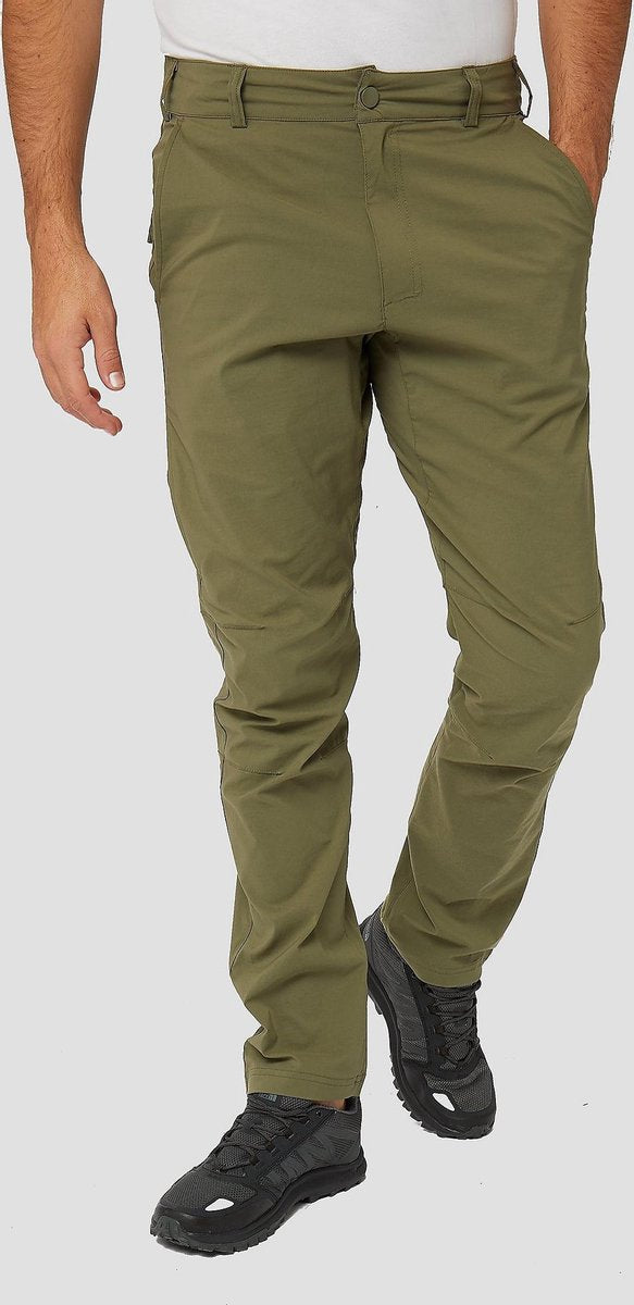 Wildebeast Ronks Lange Wandelbroek / Outdoor Broek Stretch - Groen - Heren  - Maat XXL