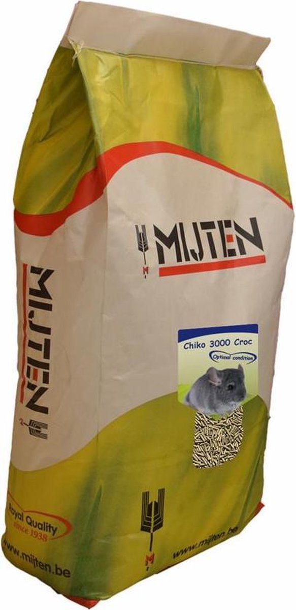 Chinchilla voer korrel - Chiko Chinchilla Croc 20 kg