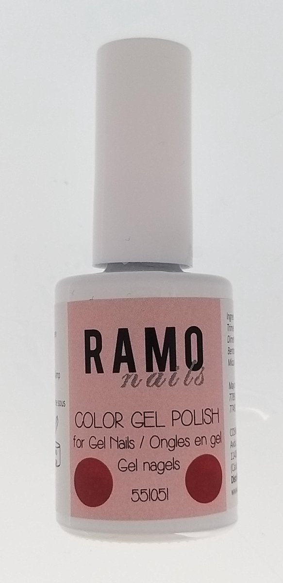 Ramo gelpolish 551051-gel nagellak=gelpolish=gellak-uv&led-15ml-soak off-semi transparant-glitter-roze