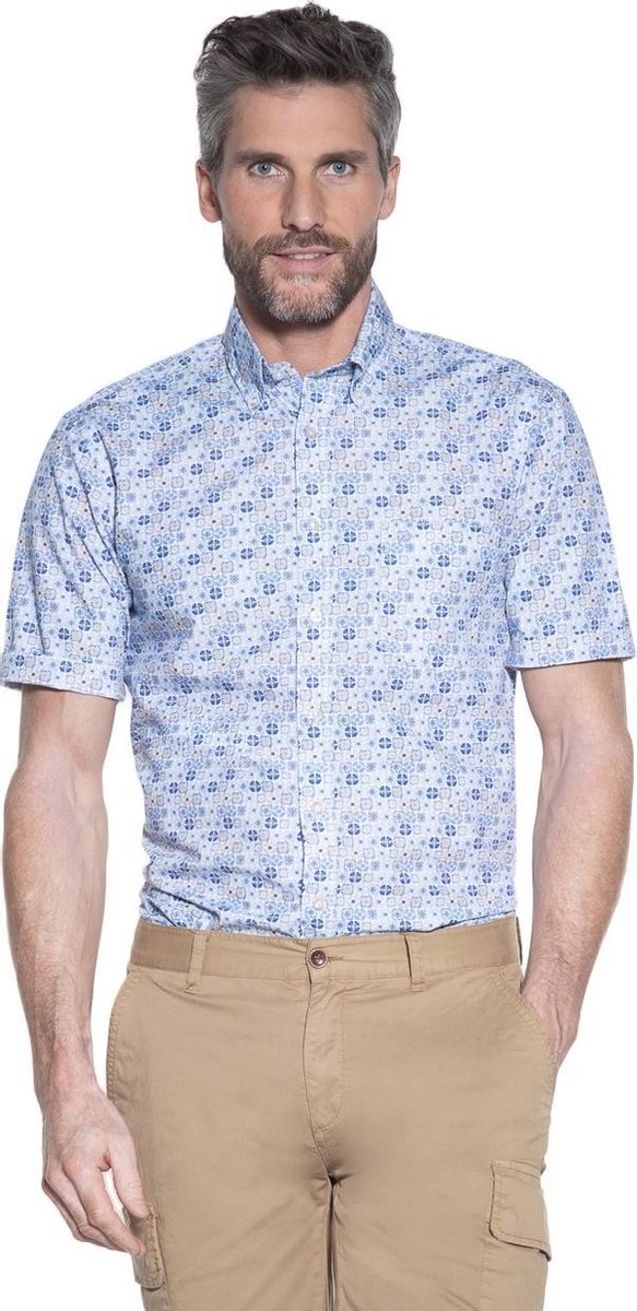 Campbell Classic Casual overhemd korte mouw