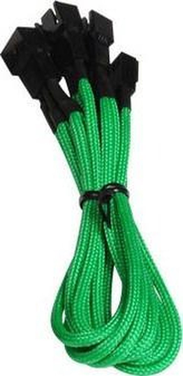 BitFenix BFA-MSC-3F33F60GK-RP kabeladapter/verloopstukje 3-pin 3 x 3-pin Zwart