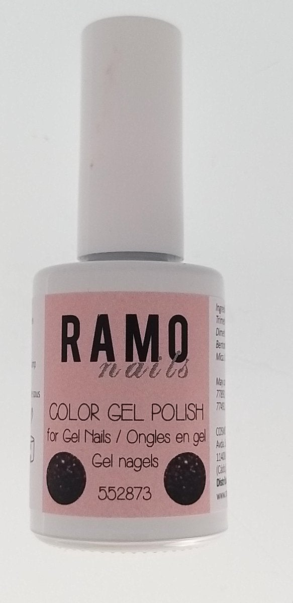 Ramo gelpolish 552873-gel nagellak-gelpolish-gellak-uv&led-15ml -soak off-glitter-bruin