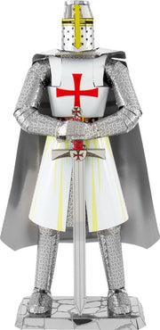 Metal Earth Iconx Templar Knight Modelbouwset Zilver/wit