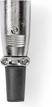 XLR-Connector | XLR 3-pins male | met schroefklem | 25 stuks | Metaal
