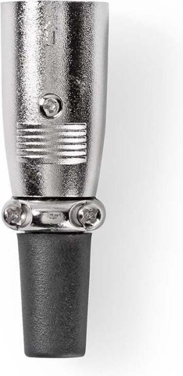 XLR-Connector | XLR 3-pins male | met schroefklem | 25 stuks | Metaal