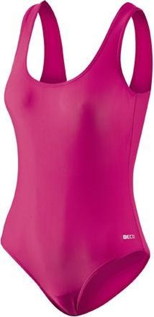 Beco Zwempak U-rug Dames Polyamide Roze Maat 36