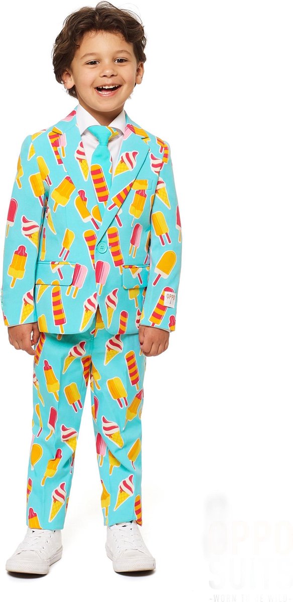 OppoSuits Cool Cones - Jongens Kostuum - Gekleurd - Feest - Maat 122/128