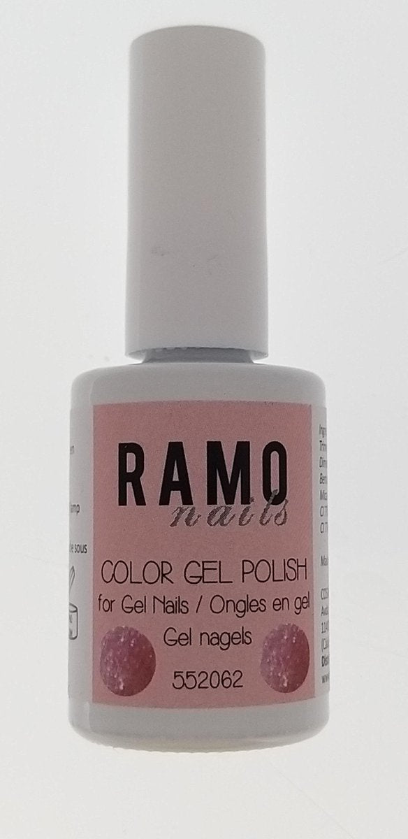 Ramo gelpolish 552062-gel nagellak-gelpolish-gellak-uv&led-15ml-soak off-transparante glitter-roze