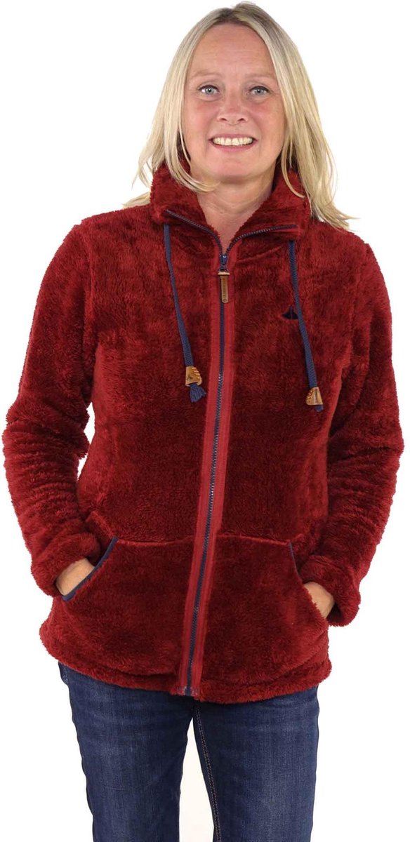 BJØRNSON Coral Fleece Vest Zacht / 4 seizoenen Dames Phlox - Maat 48 - ELIN