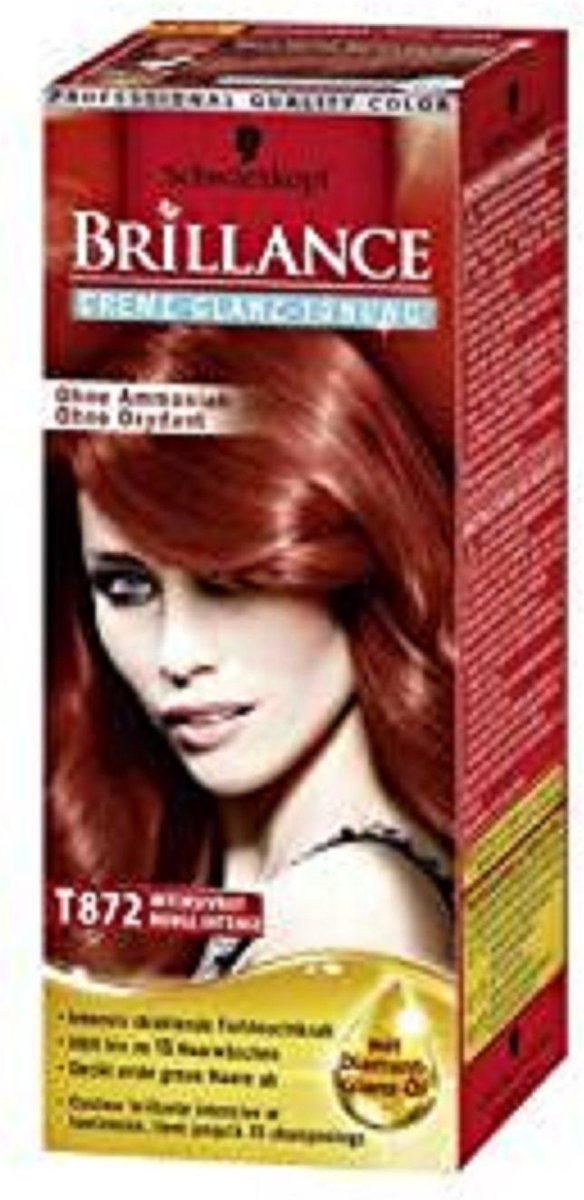Swarzkopf Brillance creme T872 - Intens rood