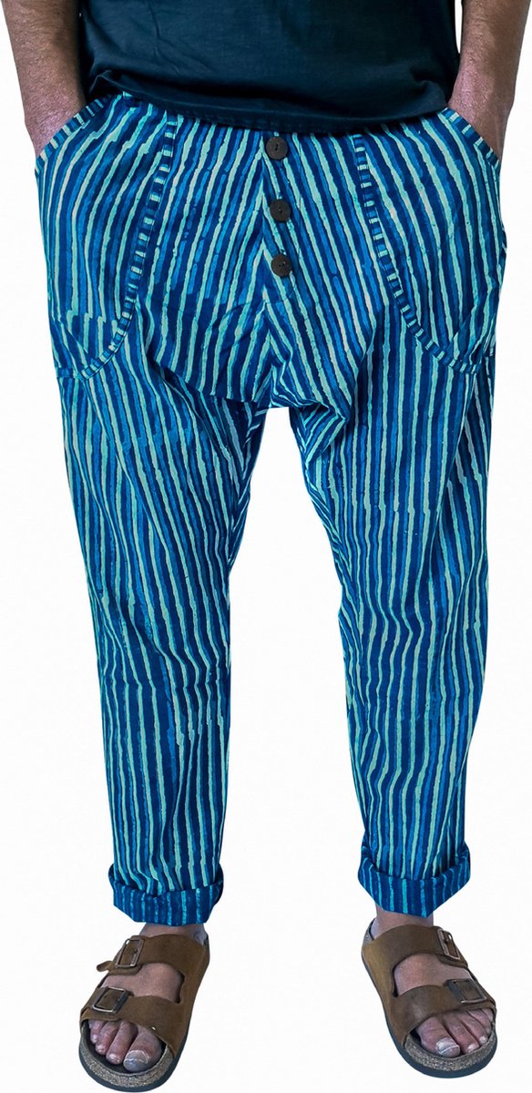 Harembroek heren organic indigo