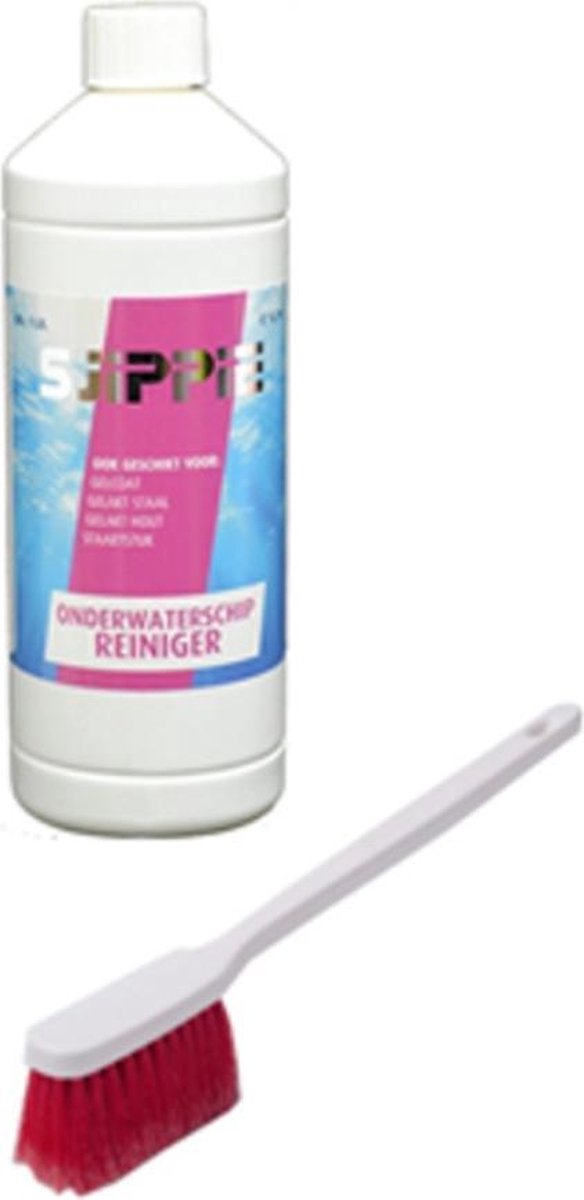 Onderwaterschip Reiniger + Borstel | 1 ltr | Sjippie