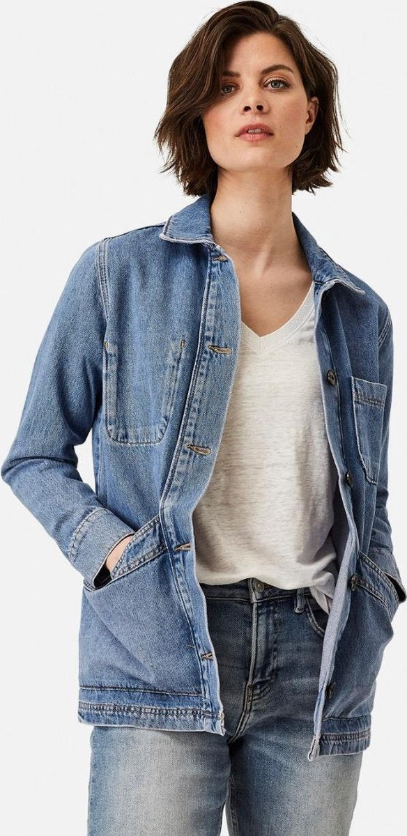 Silvercreek  Terra Denim Jacket  Vrouwen Denim Light Stonewash M