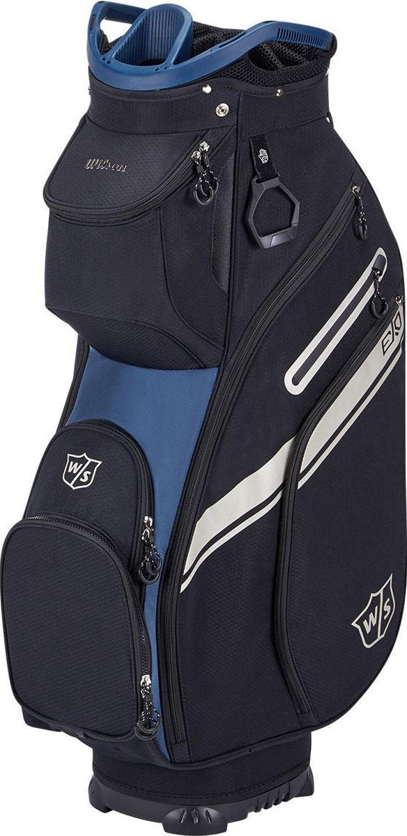 Wilson Staff Exo II Cartbag 2021- Zwart Blauw