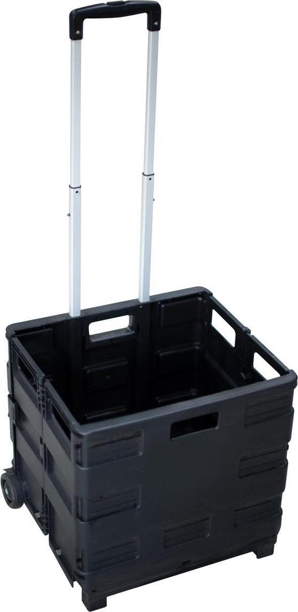 3x Opvouwbare steekwagen met krat