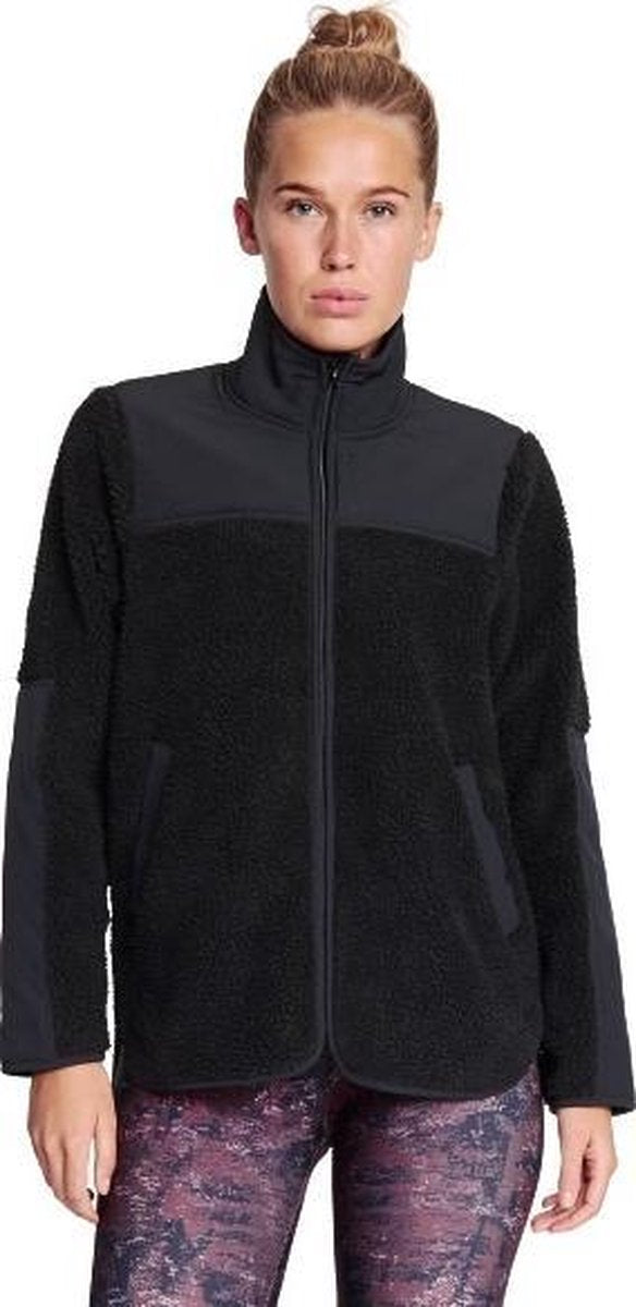 Röhnisch Sportjack Phoebe Dames Polyester Zwart Maat Xs