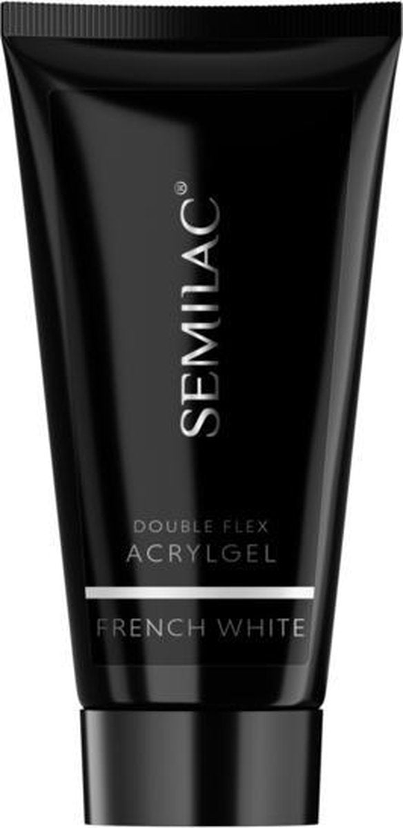 Semilac Double Flex Acrylgel French White  60ml