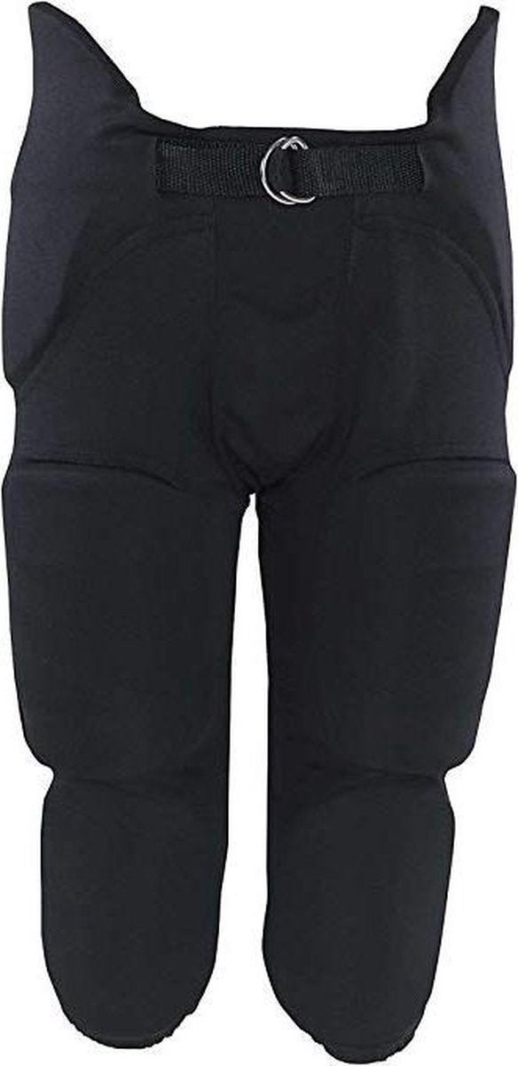 MM - Rugby Broek - Nfl - American Football - Jeugd - Met Ingenaaide Pads - Zwart - Jeugd XL
