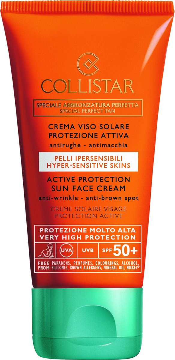 Collistar Active Protection Sun Face Cream - SPF 50 - 50 ml - Zonnecreme