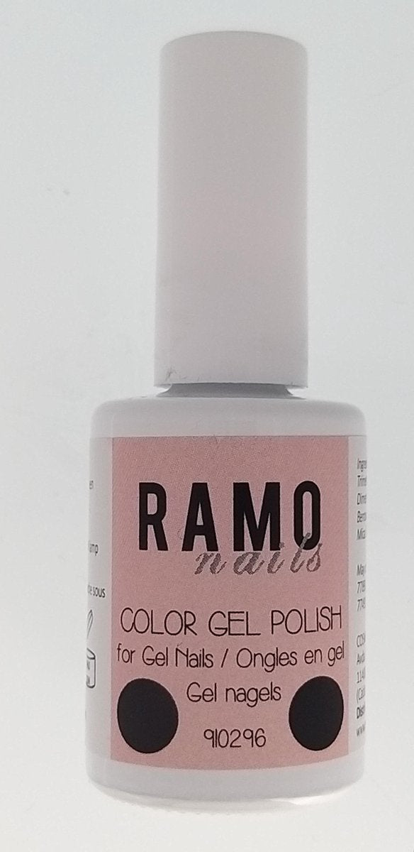 Ramo gelpolish 910296-gel nagellak-gelpolish-gellak-uv&led-15ml- soak off-paars-zwart-glitter