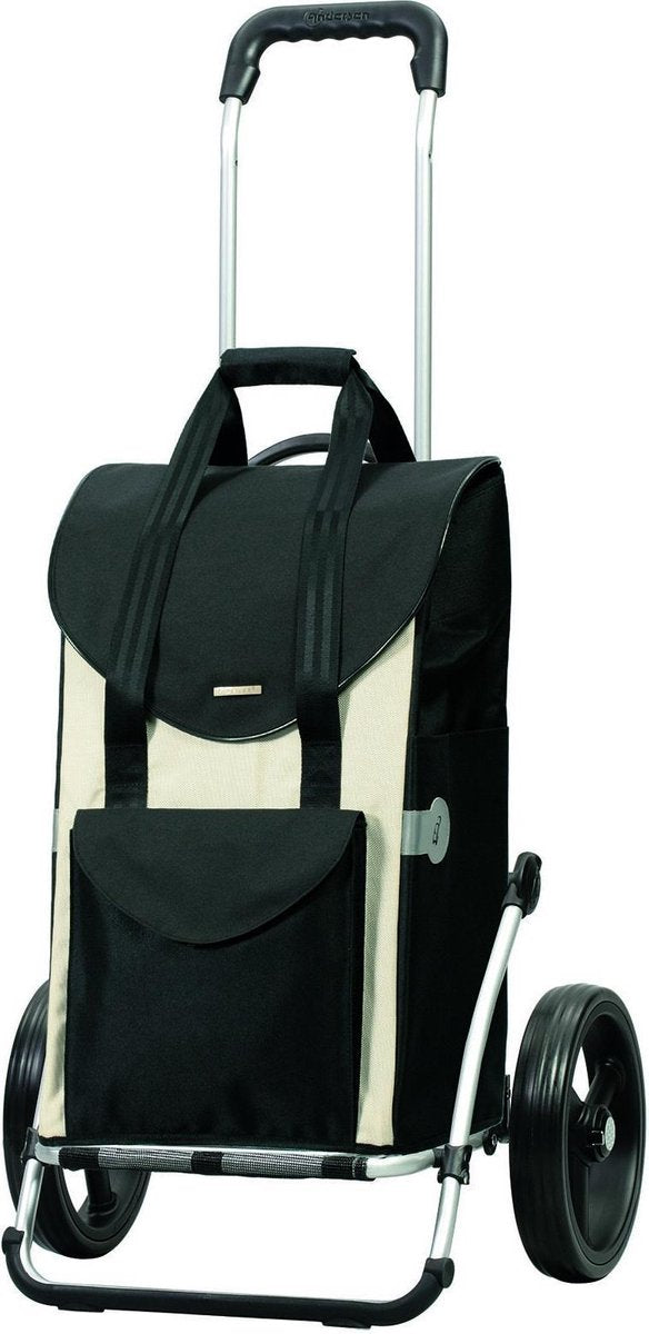 Andersen Royal Shopper Senta boodschappentrolley zwart/beige