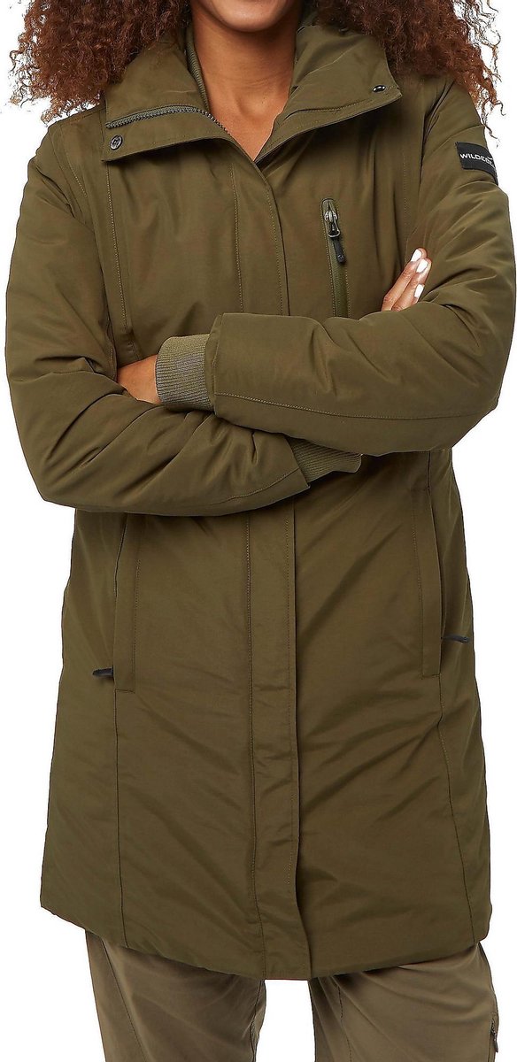 Wildebeast Phoenix Parka Outdoor Jas Groen Dames - Maat M