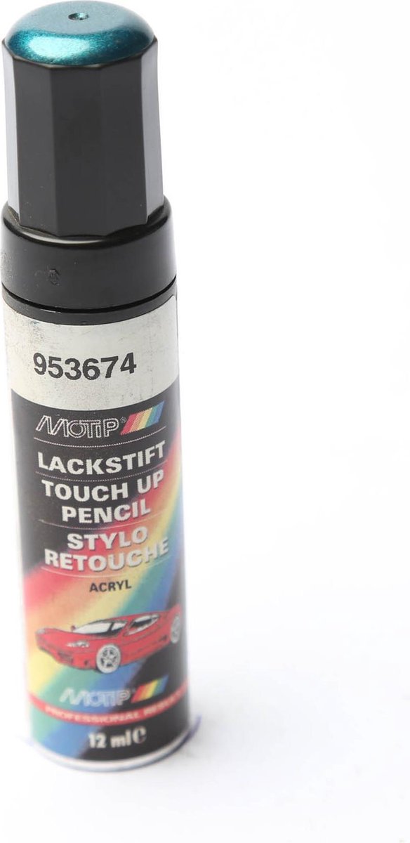 Motip 953674 - Auto lakstift - Blauw Metallic - 12 ml