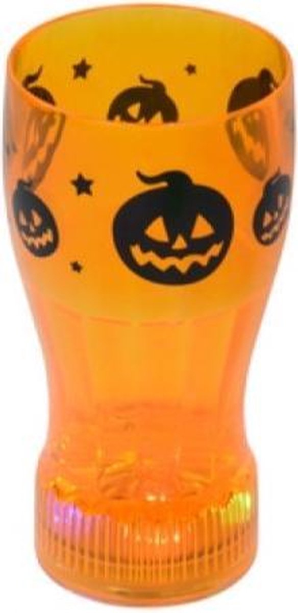 Arti Casa Bierglas Halloween Pompoen 750 Ml Glas Oranje