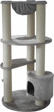 Topmast Heavy Krabpaal Alexandra Grijs 70 * 70 * 146 cm