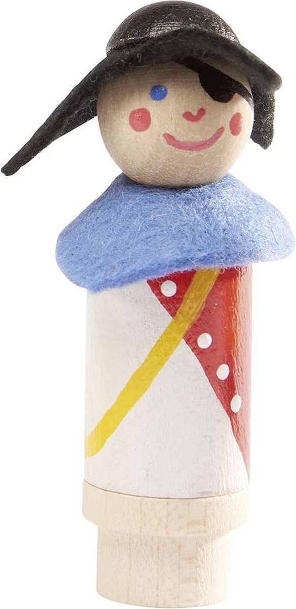 Glückskäfer Verjaardagspiraat Ringplug 6 Cm Multicolor