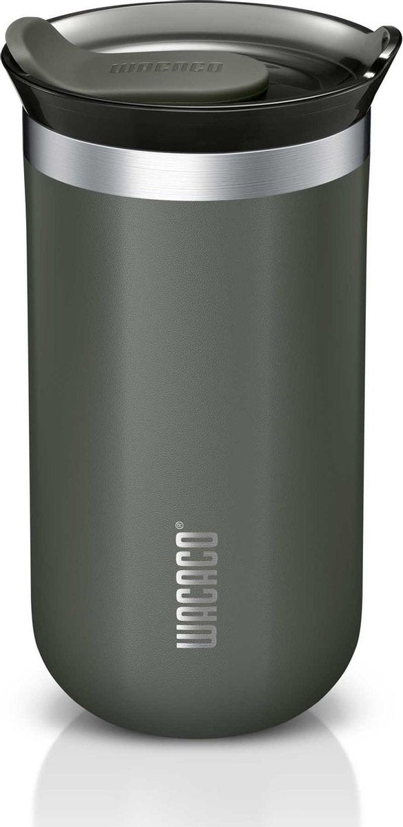 Wacaco Octaroma Lungo - Dim Grey - Nieuw - Thermosbeker - Thermosfles - Thermoskan - Drinkbeker - Bierpul - Pipamoka serie - Festival - Camping - Cadeau voor hem & haar