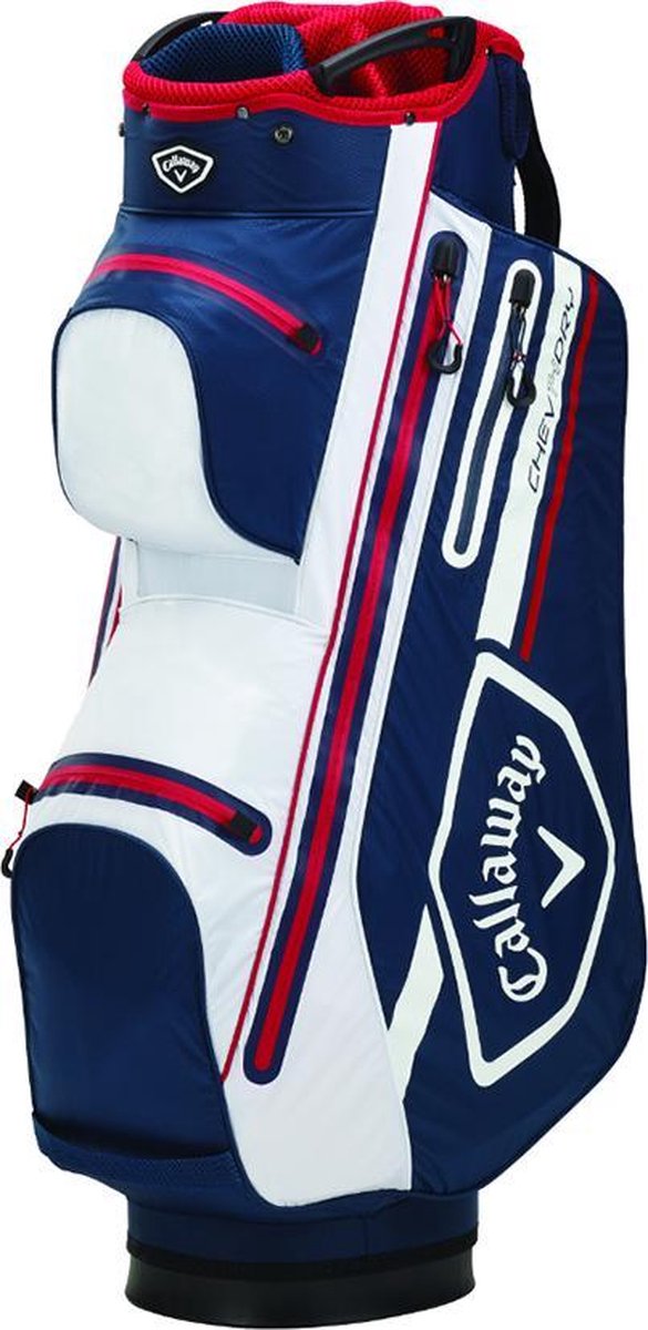 CALLAWAY CHEV DRY 14 CARTBAG - BLAUW ROOD WIT Blauw Rood Wit