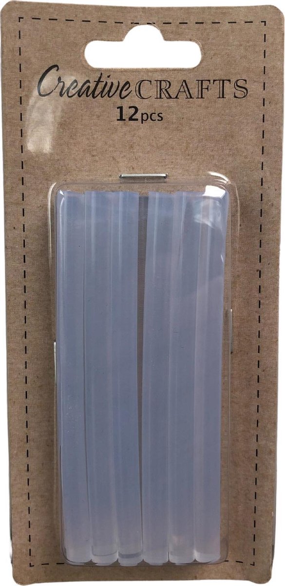 Lijmpatronen 12st. 7x100mm - knutselspullen - decoratie - hobby - knutsel - versiering - maken - cadeau