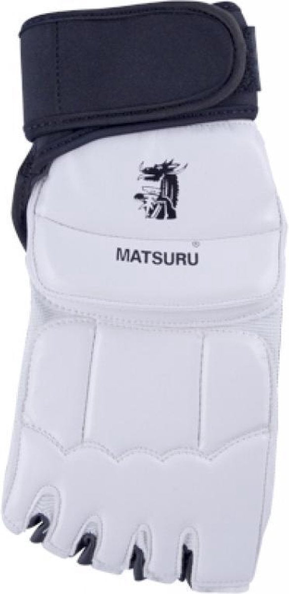 Matsuru Taekwondo Wedstrijd Voet - Wit - L