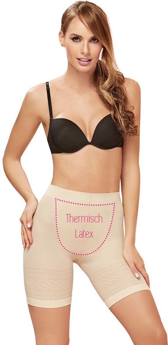 Billen Lift Broekje Boyshort Latex Colombia Butt Lifter - Beige - S