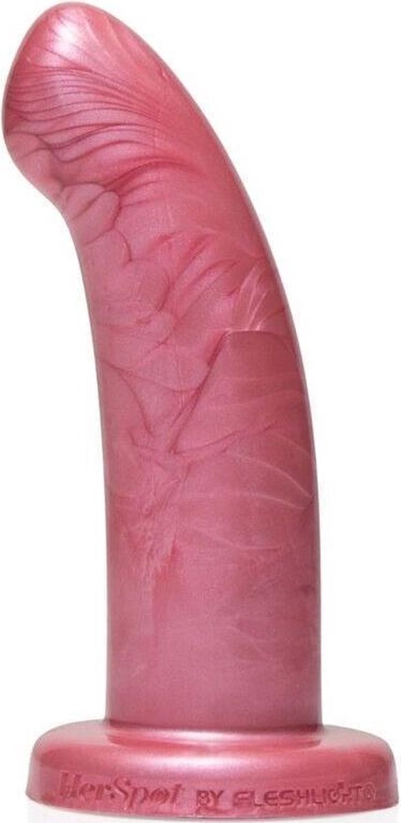 Herspot Curved G-spot Dildo - Golden Rose M | HERSPOT