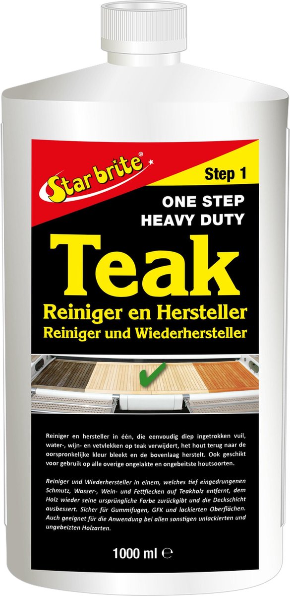 Star brite Teak Reiniger & Hersteller 1000ml