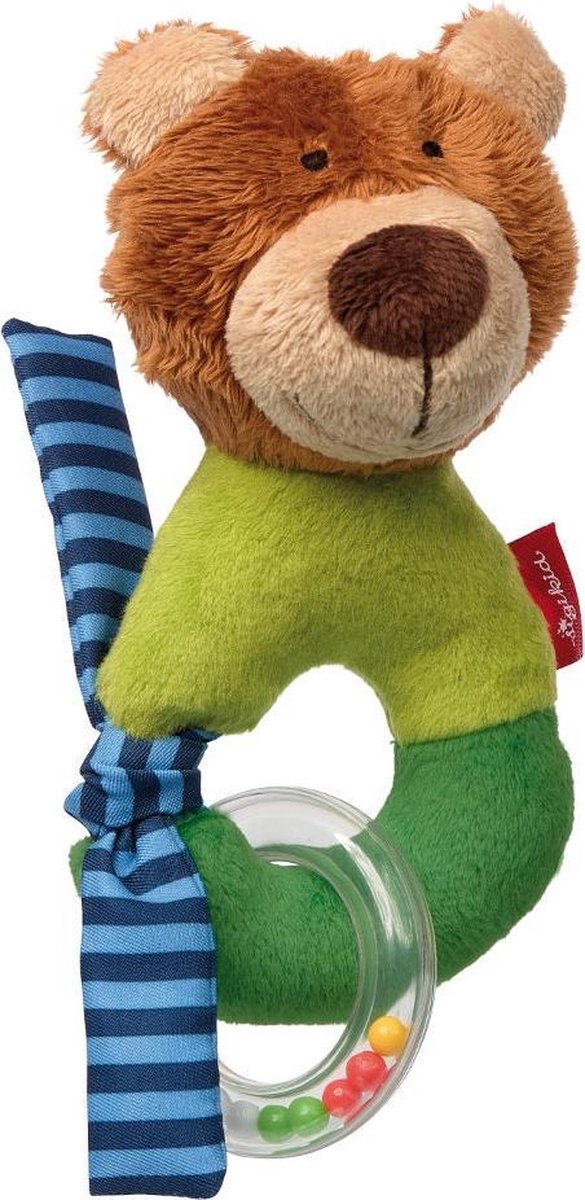 sigikid Grijpfiguur Beer Red Stars
