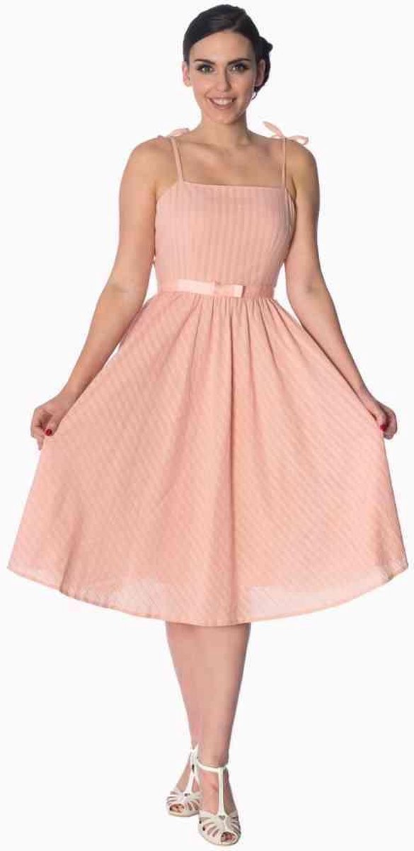 Dancing Days Flare jurk -XL- Make a wish Roze