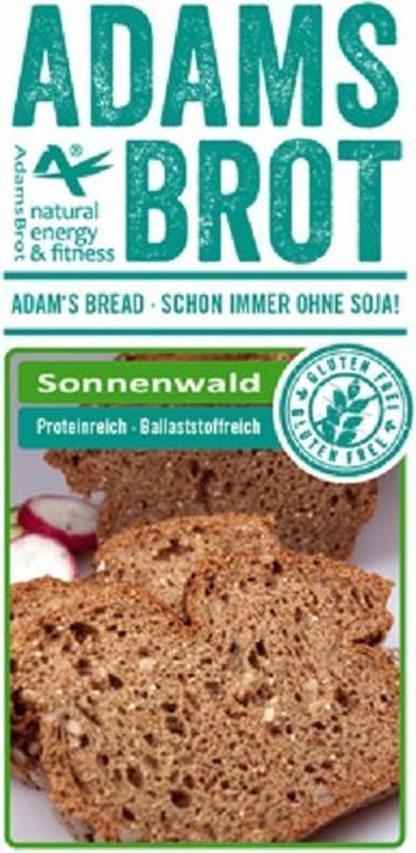 Adams Bread | Sunflower (Sonnenwald) | 1 x 250 gram  | Koolhydraatarm eten doe je zó!