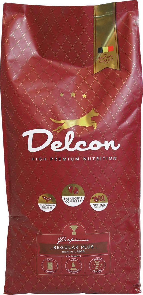 Delcon Regular Plus Lamb - Hondenvoer - 12kg
