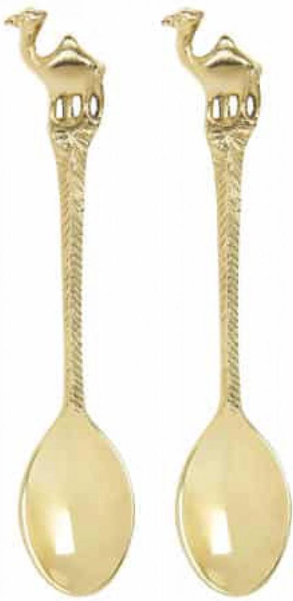 &Klevering - Theelepels - Goud - Dromedaris - 2-delig